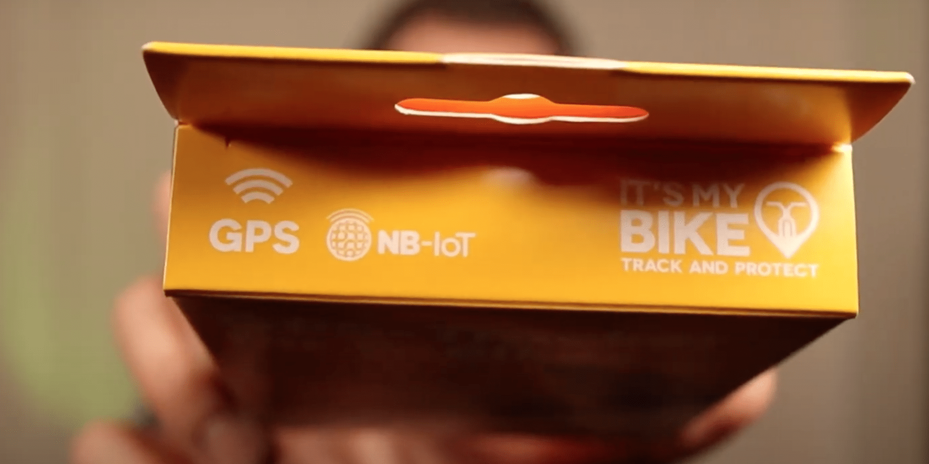 IT'S MY BIKE GPS-Tracker Verpackung von oben