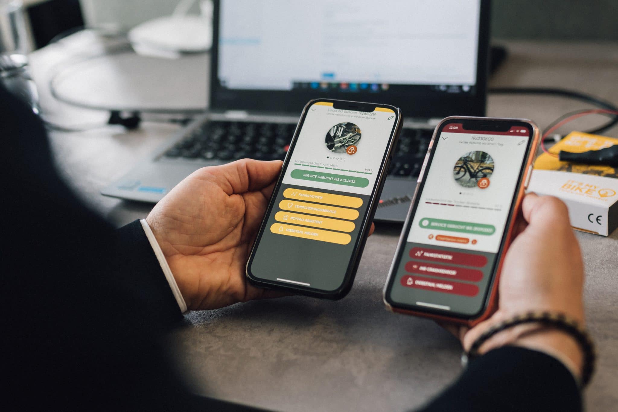 Auf Wunsch erstellen wir für Ihre Marke eine maßgeschneiderte App - wie hier im Beispiel für den E-Bike-Hersteller ZEMO.